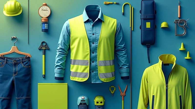 Illustrazione per Abbigliamento da Lavoro: Alta Visibilità e Protezione