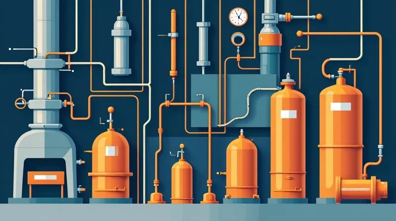 Illustrazione per ATEX: Atmosfere Esplosive nei Luoghi di Lavoro