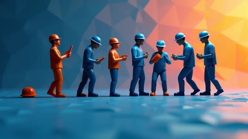 Illustrazione per Burnout Lavorativo: Prevenzione e Gestione in Azienda