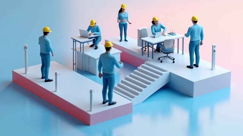 Illustrazione per Case Study: Studio di Consulenza HSE e Gestione 50 Clienti