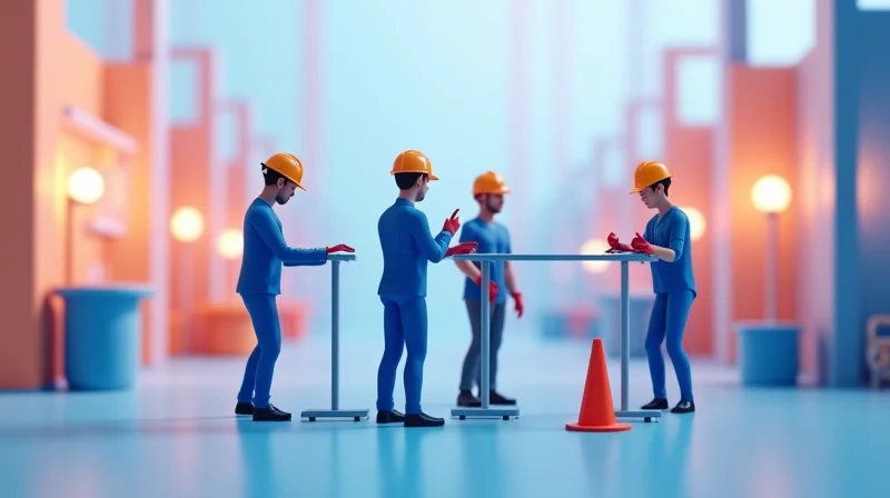 Illustrazione per Coinvolgimento Lavoratori nella Sicurezza: Strategie