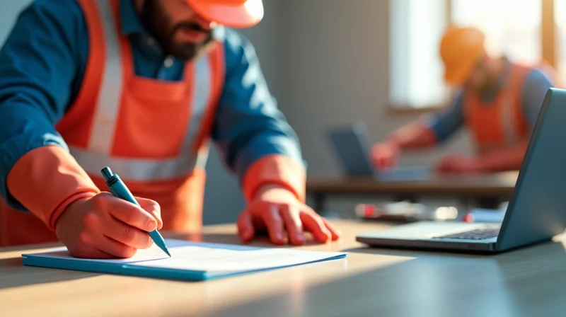 Illustrazione per Come Organizzare la Documentazione HSE