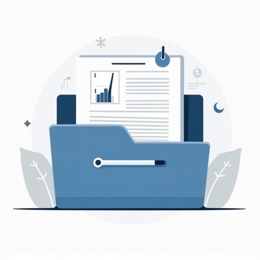 Illustrazione per Come Organizzare l'Archivio Documenti Sicurezza sul Lavoro