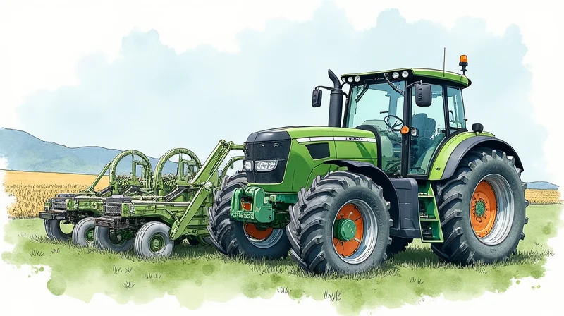 Illustrazione per Corso Trattorista: Macchine Agricole