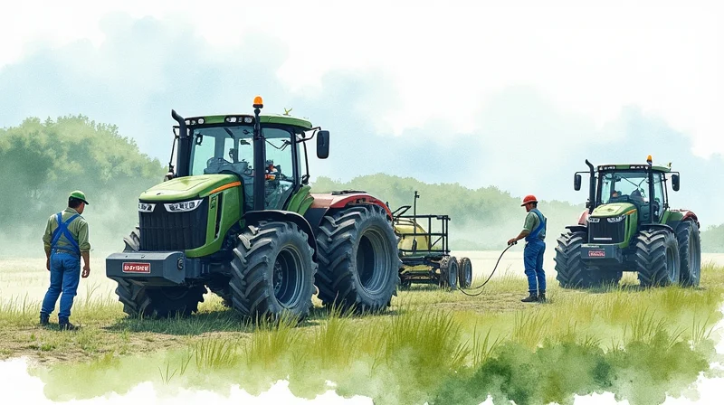 Illustrazione per Corso Trattorista: Macchine Agricole