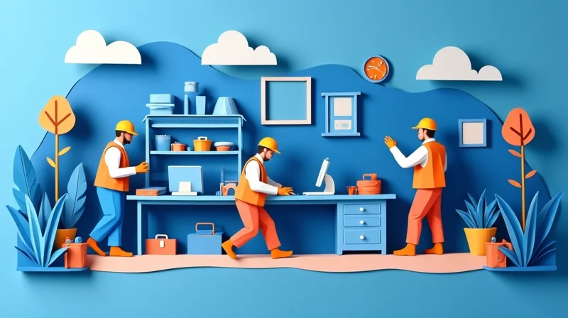 Illustrazione per Digitalizzazione HSE: Vantaggi per le Aziende