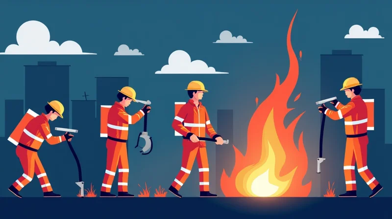 Illustrazione per DVR Rischio Incendio: Valutazione e Misure