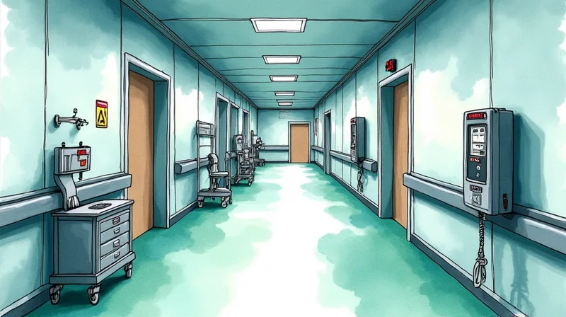 Illustrazione per DVR Sanita: Rischi in Ospedali e Strutture Sanitarie
