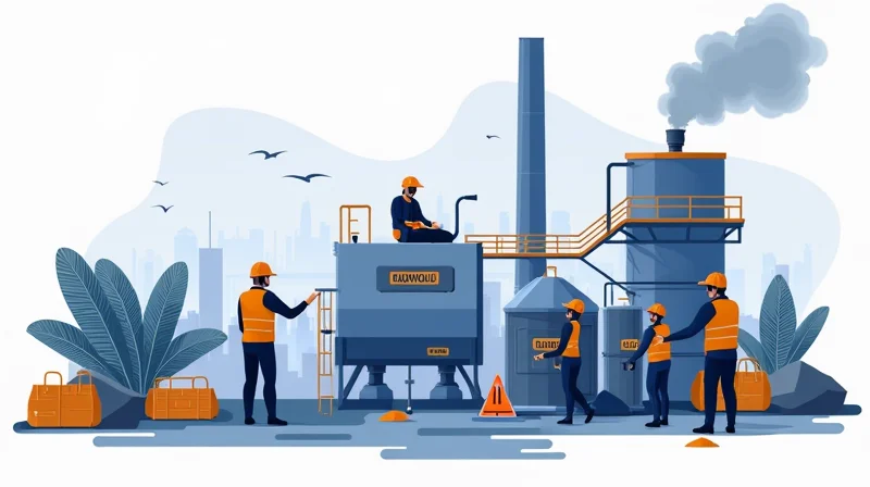 Illustrazione per Gestione Rifiuti Aziendali: Obblighi e Procedure