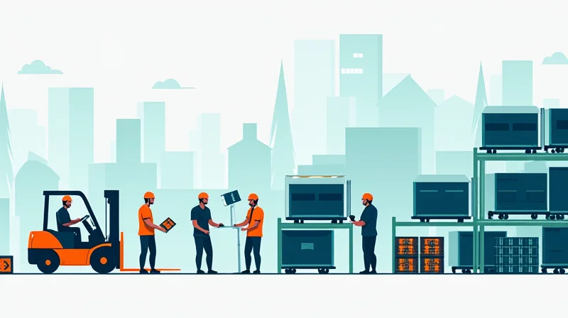 Illustrazione per Movimentazione Manuale dei Carichi: Guida Pratica