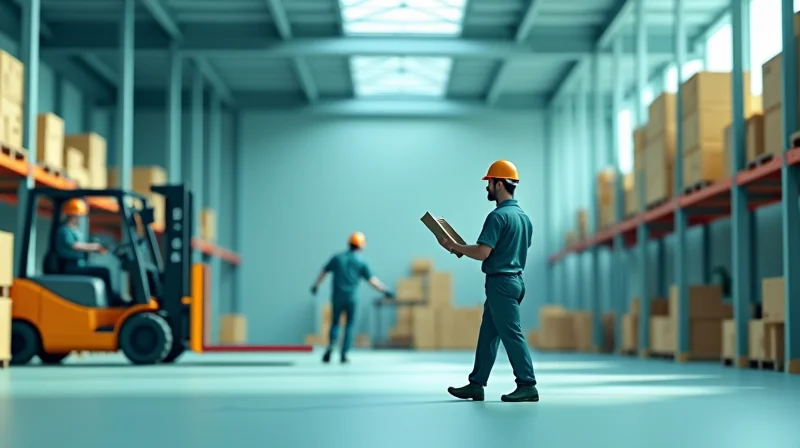 Illustrazione per Progettare sistema sicurezza magazzino: guida completa
