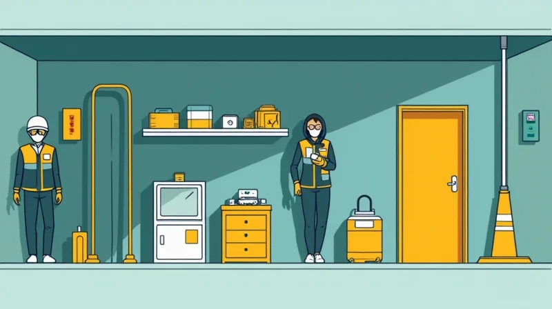 Illustrazione per Prova di Evacuazione: Organizzazione e Verbale