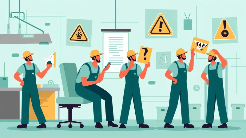 Illustrazione per Guida alla Segnaletica di Sicurezza: Norme e Applicazione