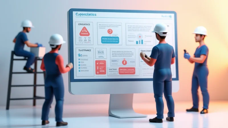 Illustrazione per Software per la gestione dei documenti della sicurezza sul lavoro