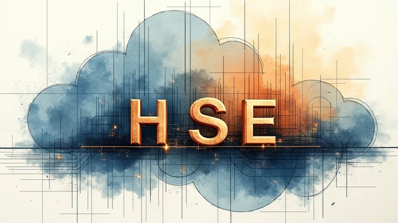 Illustrazione per Software HSE in cloud o gestione manuale: confronto pratico per aziende e RSPP