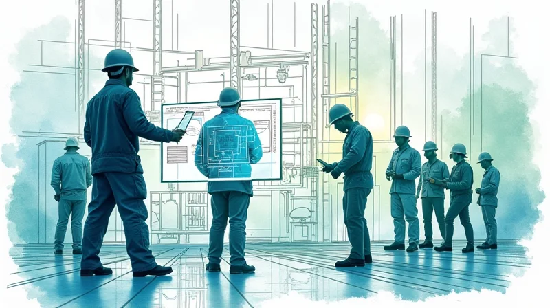 Illustrazione per Software sicurezza sul lavoro per cooperative e servizi alla persona