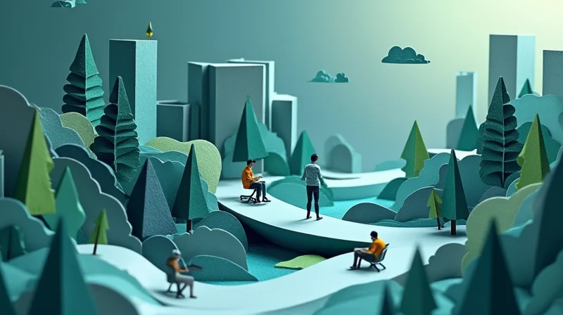Illustrazione per Software sicurezza sul lavoro per aziende multisede