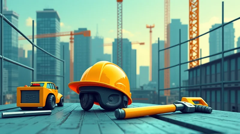 Illustrazione per Software sicurezza sul lavoro per imprese edili